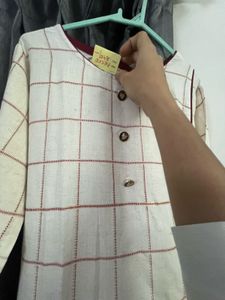 Elegant Checked Kurta