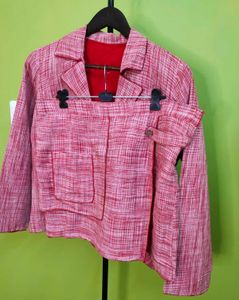 Linen Cotton Blazer New With Tag