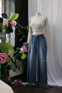 Zara Floral Embroidered Top