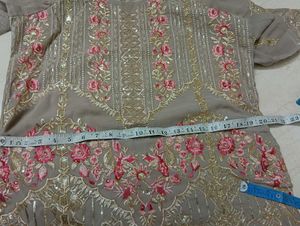 Elegant Embroidered Pakistani Suit