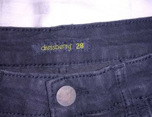 Black Denim Shorts