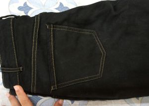 Black Wide High Waist Jeans