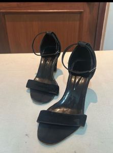 Black Ankle Strap Heels