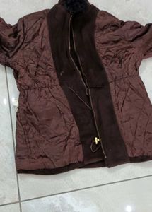 Vintage Brown Suede Jacket