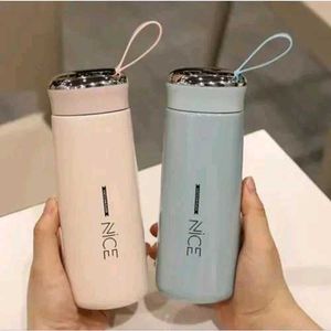 Glass Water Bottle With Vaccum Flask And Loop