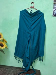 Teal Palazzo Pants with Tassels