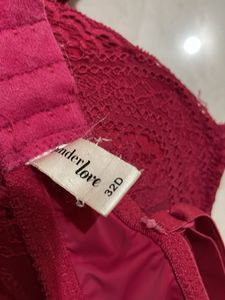 Red Lace Bra
