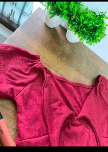 Tie Front Crop Top