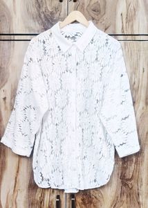 Designer White Shirt Size-48
