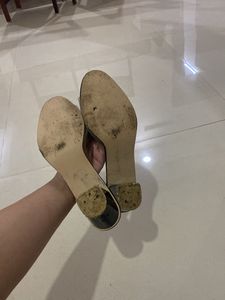 Black Transparent Heel