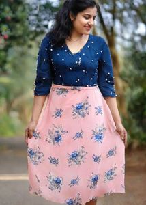 Floral Print Midi Dress