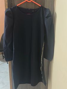 Elegant Navy Blue Dress