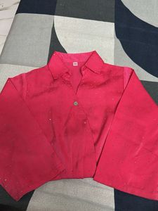 Partywear Sequin Top For Kids
