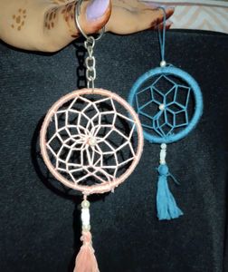 Handmade Dreamcatcher Keychains (Set of 2)