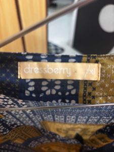 Boho See Through Print Dress