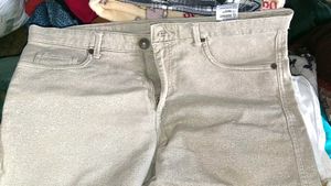 Khaki colour mens Straight jeans 👖