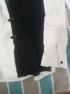 Doble Colour Shert Black And Wight