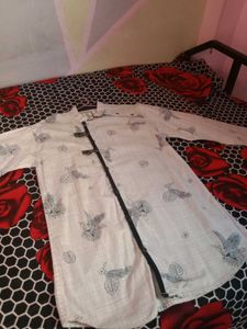 Stylish Fromal White Skype Pattern Shirt