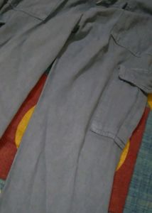 Blue Cargo Joggers