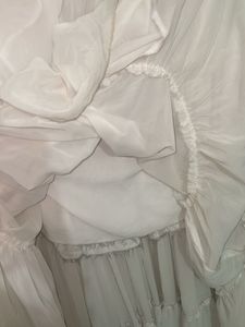 White Flowy maxi Skirt