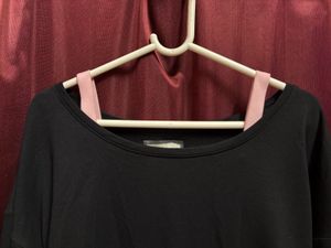 black long sleeve top 🌸with Gift 🎁