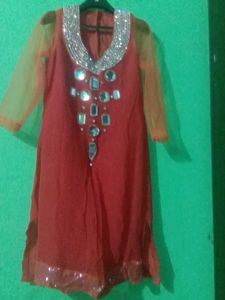 Traditional Mirror Work Suit...!!!!!!