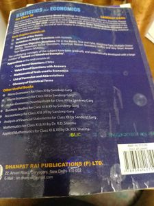 Statistics for Economics Class XI by Sandeep Garg