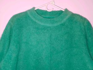 Green Wool Sweater