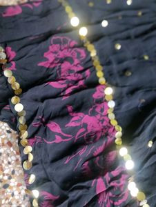 Tiered Floral Maxi Skirt