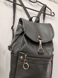 Mini Black Backpack Women&#39;s College School Bag 🎒