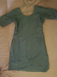 Olive Green Embroidered Tunic