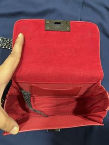 Red Sling Bag