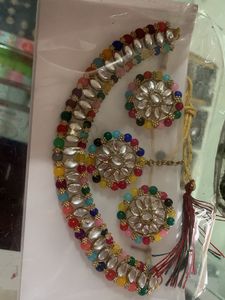 Colorful Kundan Jewelry Set