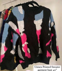 Korean Soft And Cute Patchy Sweater