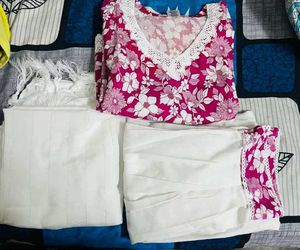 Pink Kurti Sets