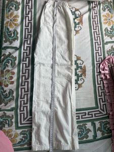 Wide Leg White Pants