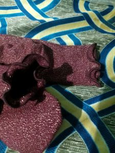 Sparkly Purple Socks