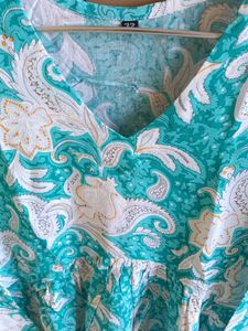 Boho Floral Print Top