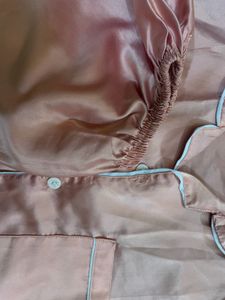 Silky Pink Pajama Set