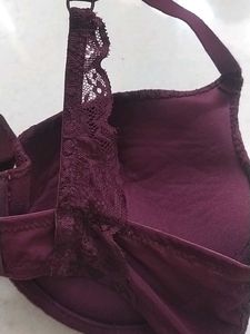 Burgundy Lace Bra