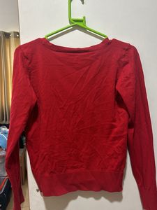 Red Full Sleeve Top
