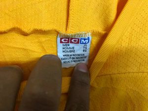 CCM Yellow Long Sleeve Jersey