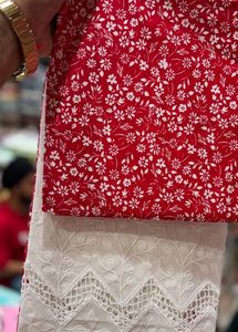 Cotton Kameez Chicken Pajame