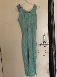 Mint Green Printed Kurti