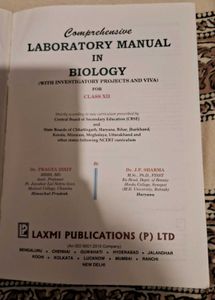 Biology Lab Manual - Class XII