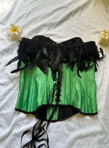 Midnight Feather Corset