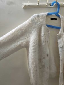 Fluffy Knit Cardigan