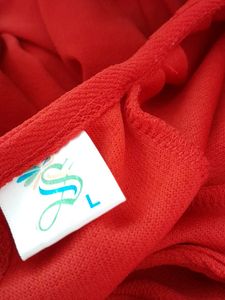 Red Casual Dress (Women&#39;s)