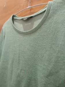 Sea Green Long Sleeve Winter Top