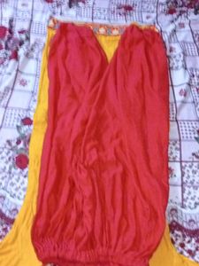 Cotton  Kurti With Affgani  Pant